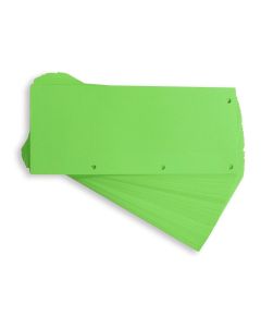 Photo Intercalaires en carton Duo - 240 x 105 mm - Vert : ELBA Lot de 60