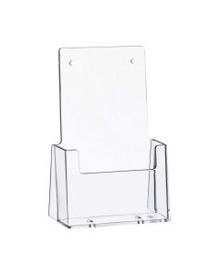 Photo Présentoir de table - 1 compartiment 1/3 de format A4 - Transparent : HELIT H2351002