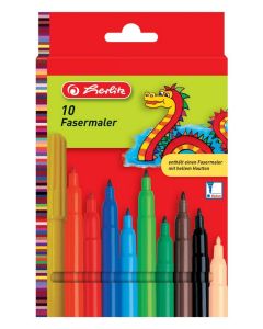 Photo Lot de 10 feutres - Assortiment de couleurs : HERLITZ 8649139