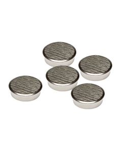 Aimants ronds - 22 mm - Chrome FRANKEN HM22CR/5 Lot de 5
