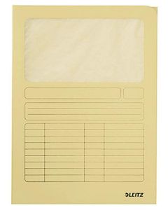 Photo Chemise à fenêtre - Jaune : LEITZ - 3950-00-15