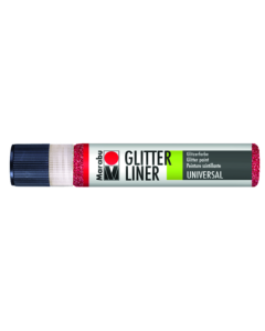 Photo MARABU Glitter-Liner 18030009538 : Peinture pour textile - Rubis brillant