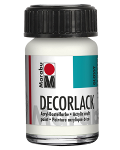 Photo MARABU : Vernis acrylique - Decorlack - 15 ml - Blanc