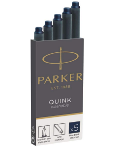 Photo Cartouches d'encre Quink - Noir/bleu PARKER 