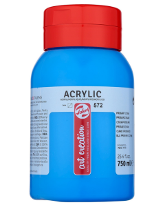 Photo ROYAL TALENS : Peinture acrylique ArtCréation - Cyan primaire - 750 ml