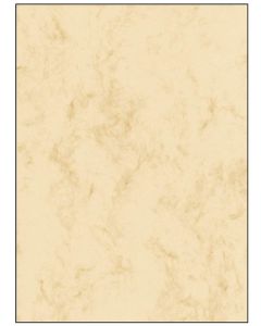 Photo SIGEL DP372 : Lot de feuilles marbrées - Format A4 - Beige