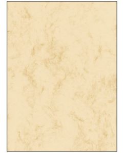 Image SIGEL DP397 : Lot de 50 feuilles marbrées - Format A4 - Beige