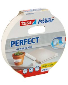Photo TESA : Ruban adhésif en toile extra Power - fixation blanc 56339