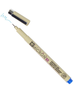 Photo Stylo feutre à pointe fine - 0,35 mm - Bleu : SAKURA Pigma Micron 03 (XSDK0336)