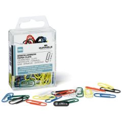 Boite de 100 trombones en métal plastifié - 26 mm : DURABLE Visuel