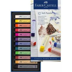 Craies pastel - 12 couleurs assorties : FABER-CASTELL Studio Quality Modèle