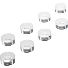 Photo Lot de 8 Aimants pour tableau magnétique en verre - 20 mm : MAGNETOPLAN 1680020