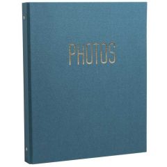 Album photos Classeur - 320 x 260 x 40 mm - Bleu Canard : EXACOMPTA OFFICEBY