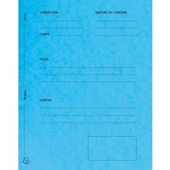 Modèle Dossier de Plaidoirie Pour ou Contre - Bleu  (EXACOMPTA 220102E Avocat)