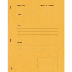 220109E Dossier de plaidoiries Exacompta Avocat Jaune