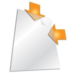 Lot de 100 Pochettes à coins A4 - PP 0,12 - Transparent : DURABLE Modèle