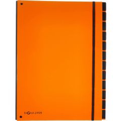 Photo 24129-09 Pagna : Trieur à soufflets 12 compartiments - Orange