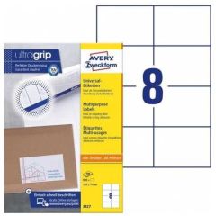 Étiquettes adhésives - 105 x 74 mm : AVERY ProNature Lot de 800 Visuel