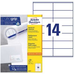 Photo Étiquettes adhésives ProNature 105 x 41 mm AVERY 3477