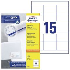 Photo Étiquettes adhésives ProNature 70 x 50,8 mm AVERY 3669 Lot de 1500