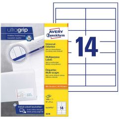 photo Étiquettes adhésives ProNature 97 x 37 mm AVERY 3678