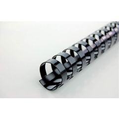 Baguettes de 21 anneaux - 12 mm - Noir GBC Lot de 100