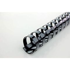 Baguettes de 21 anneaux - 22 mm - Noir : GBC Lot de 100