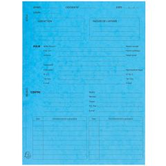 Dossier de Procédure Avocat - Chemises - Bleu EXACOMPTA modèle