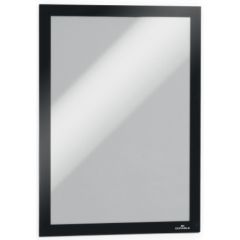 Cadre d'affichage magnétique auto-adhésif - A4 - Noir : DURABLE Lot de 2 Photo