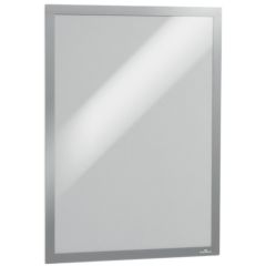 Cadre d'affichage magnétique auto-adhésif - A3 - Argent : DURABLE Lot de 2 Visuel