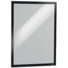 Cadre d'affichage magnétique auto-adhésif - A4 - Noir : DURABLE Lot de 10 Modèle