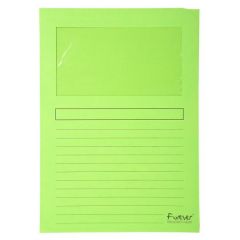 EXACOMPTA  50253E : chemises à fenêtre - Vert clair Forever