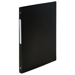 Exacompta 51191E : Classeur souple noir - 4 anneaux