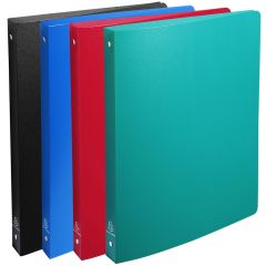 Classeur semi-rigide en PP - 4 anneaux de 20 mm - Assortiment EXACOMPTA Photo