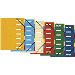 5307E EXACOMPTA  : Trieur avec élastiques  Assortiment