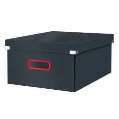 Boîte de rangement Click & Store Cosy L - 369 x 482 x 200 mm - Gris : LEITZ image