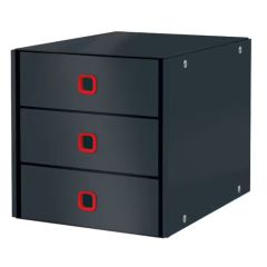 Bloc de rangement Click & Store Cosy - 3 tiroirs - Gris : LEITZ image