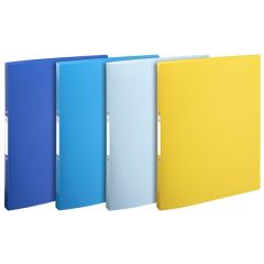 Classeur souple - 2 anneaux de 15 mm - Assortiment : EXACOMPTA Bee Blue image