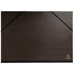 Carton à Dessin avec rabats Kraft noir - A3 450 x 320 mm EXACOMPTA Visuel