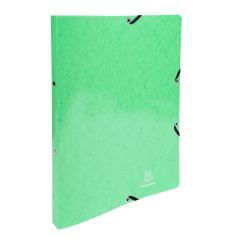 54893E Classeur Exacompta 2 Anneaux Vert anis Carte lustrée Iderama