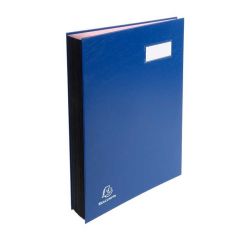 EXACOMPTA : Parapheur Direction - 20 compartiments - Bleu 57022E