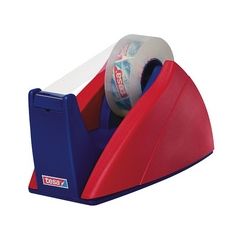 Dévidoir pour ruban adhésif de 19 mm x 33 m - Rouge/Bleu TESA Easy Cut