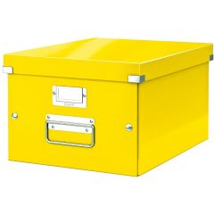 Photo Boite de rangement WOW A4 - 210 x 297 mm - Jaune LEITZ Image