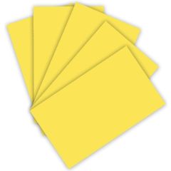 Feuilles de couleur A4 - 210 x 297 mm - Jaune citron : FOLIA Visuel