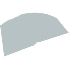 Feuilles de couleur A4 - 210 x 297 mm - Argent mat : FOLIA Visuel