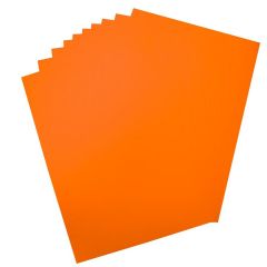 Carton pour affiche - 480 x 680 mm - Orange Brillant - 380 g/m² : FOLIA Couleur