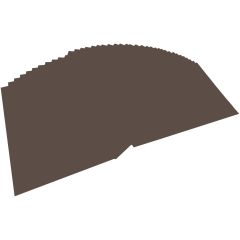 Feuilles de papier de couleur - 500 x 700 mm - Marron foncé : FOLIA Visuel