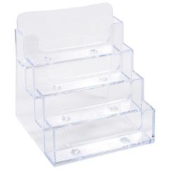 Distributeur de cartes de visite - 4 Compartiments - Cristal EXACOMPTA Image
