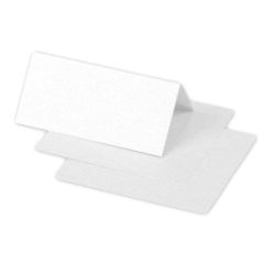Photo POLLEN Porte-nom Blanc irisé 85 x 80 mm 75085C Clairefontaine