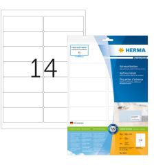 Étiquettes adhésives blanches - Multi-usages - 99,1 x 38,1 mm Herma Application 